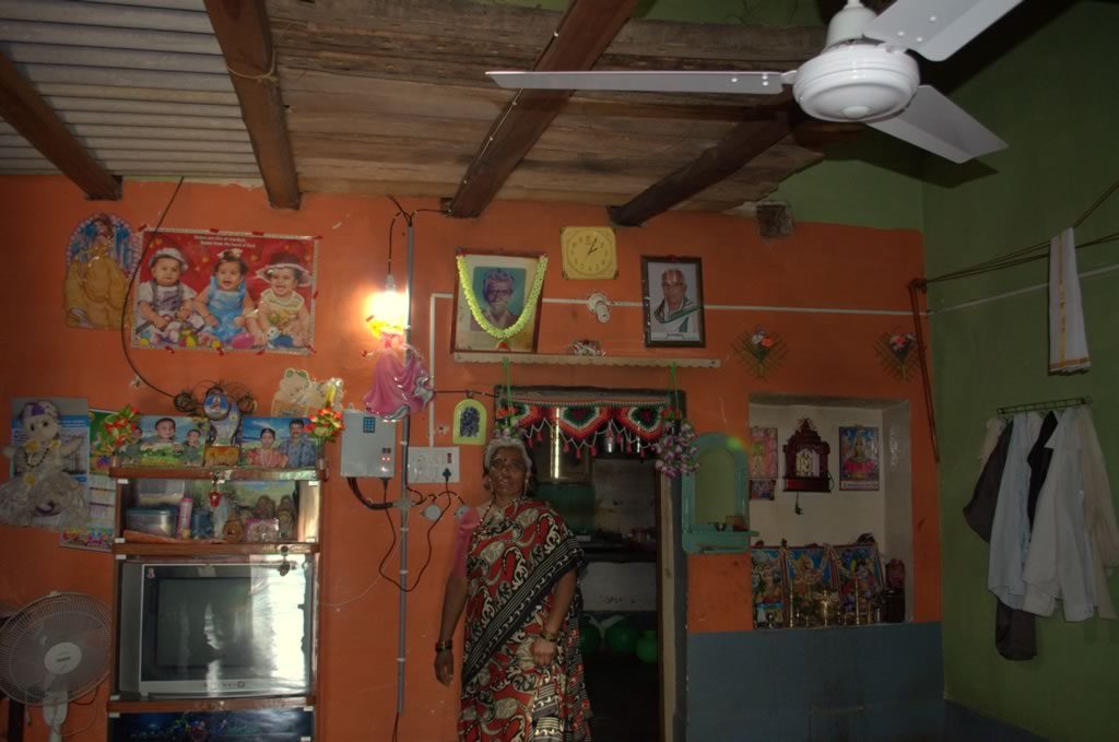 Solar DC lighting in village